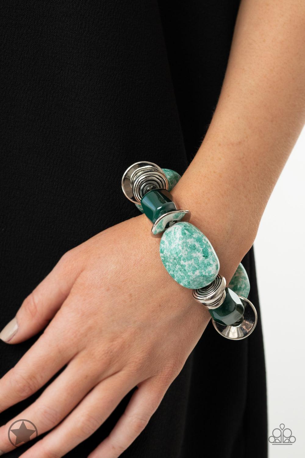 Paparazzi Accessories ❋Glaze of Glory - Blue Bracelet❋ Flat Rate Ship $4.50❋ - Image #2