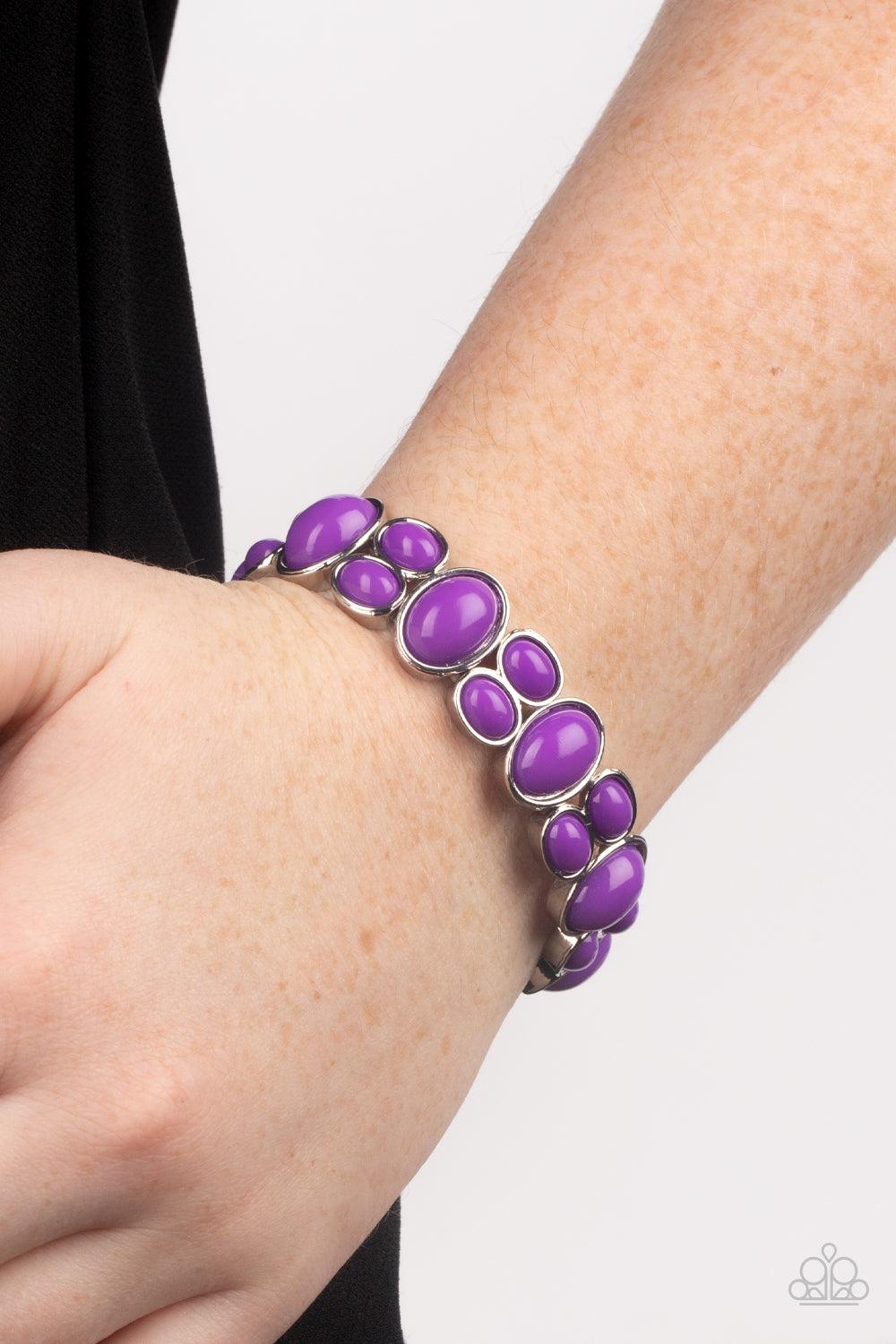 Paparazzi Accessories ❋Tic Tac Dance - Purple Bracelet❋ Flat Rate Ship $4.50❋ - Image #2