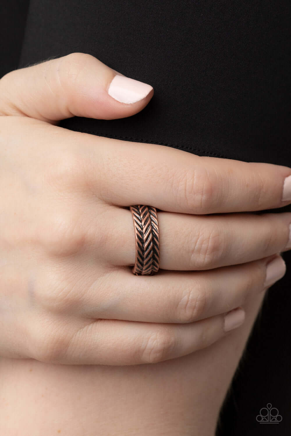 Paparazzi Accessories ❋Rebellious Ridges - Copper Ring❋ Flat Rate Ship $4.50❋ - Image #2