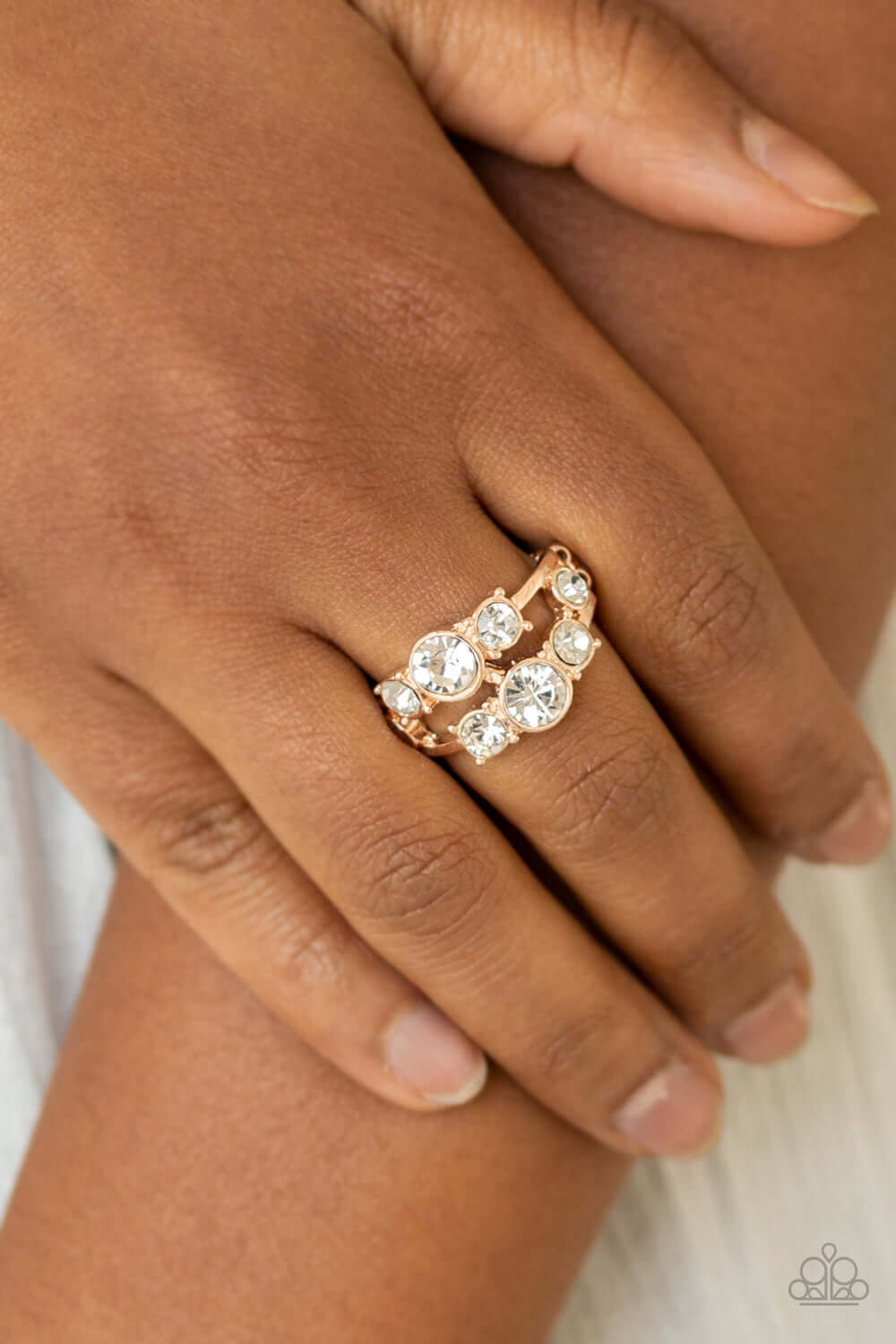 Paparazzi Accessories ✽ Interstellar Fashion - Rose Gold Ring✽Flat Rate Ship $4.50✽ - Image #2