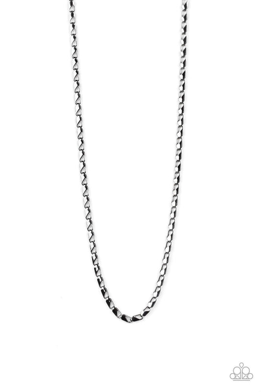 brought✽to✽you✽by✽blingflingbykat✽free-agency-black-mens necklace✽paparazzi-accessories