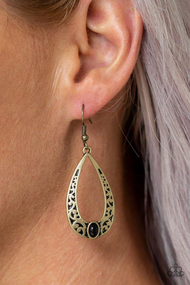 Paparazzi Accessories ❋Colorfully Charismatic - Brass Earrings❋ Flat Rate Ship $4.50❋ - Image #2