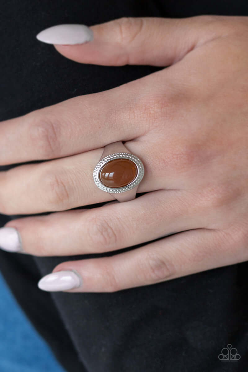 Paparazzi Accessories ❋Mystically Malibu - Brown Ring❋ Flat Rate Ship $4.50❋ - Image #2