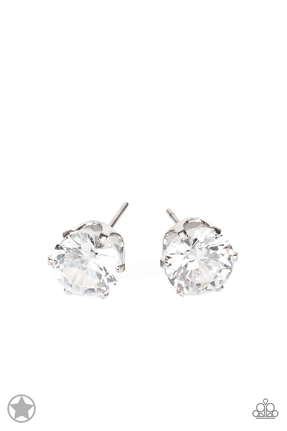 brought✽to✽you✽by✽blingflingbykat✽just-in-timeless-white-post earrings✽paparazzi-accessories