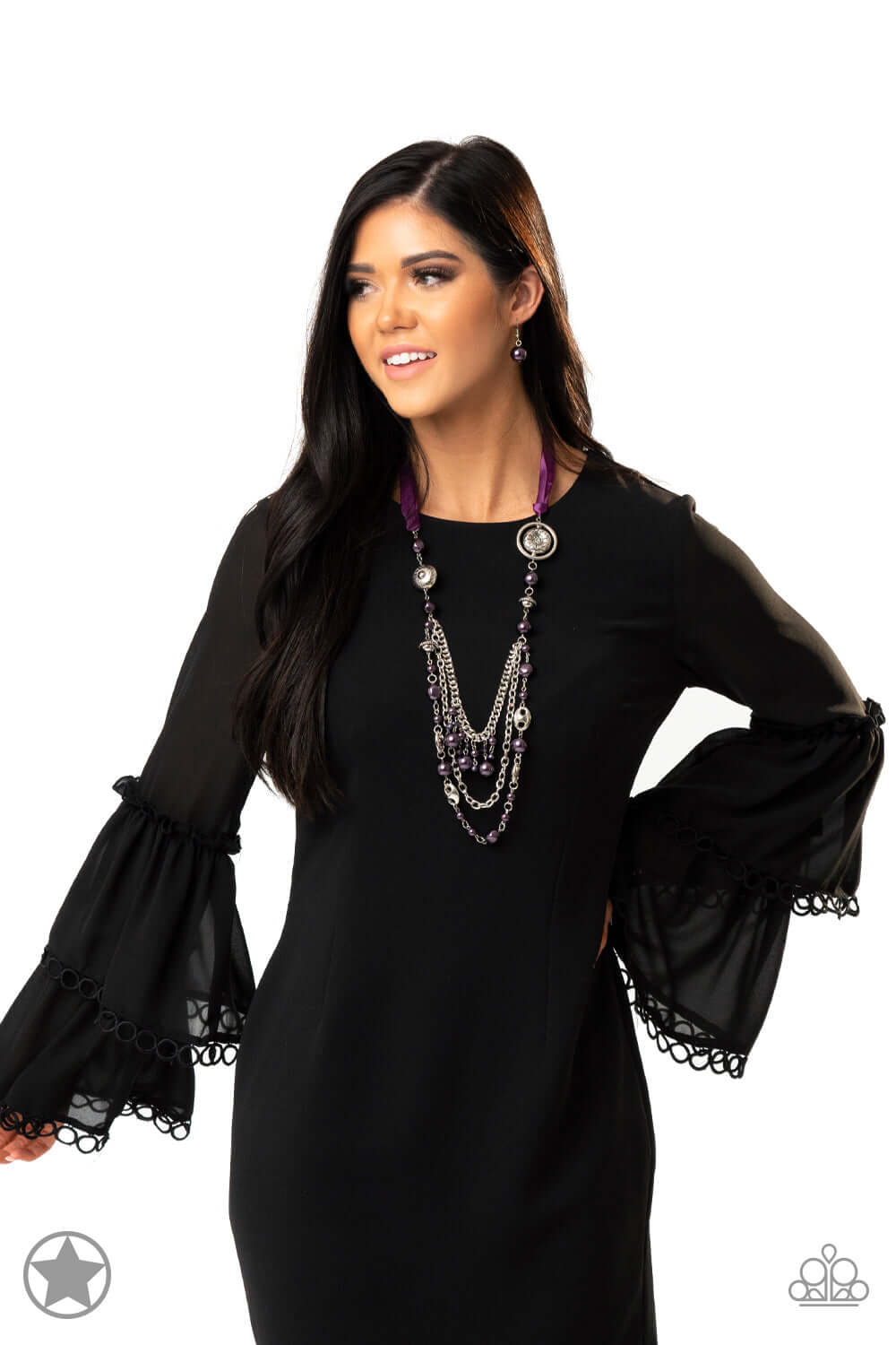 Paparazzi Accessories ✽ All The Trimmings - Purple Necklace✽Flat Rate Ship $4.50✽ - Image #4