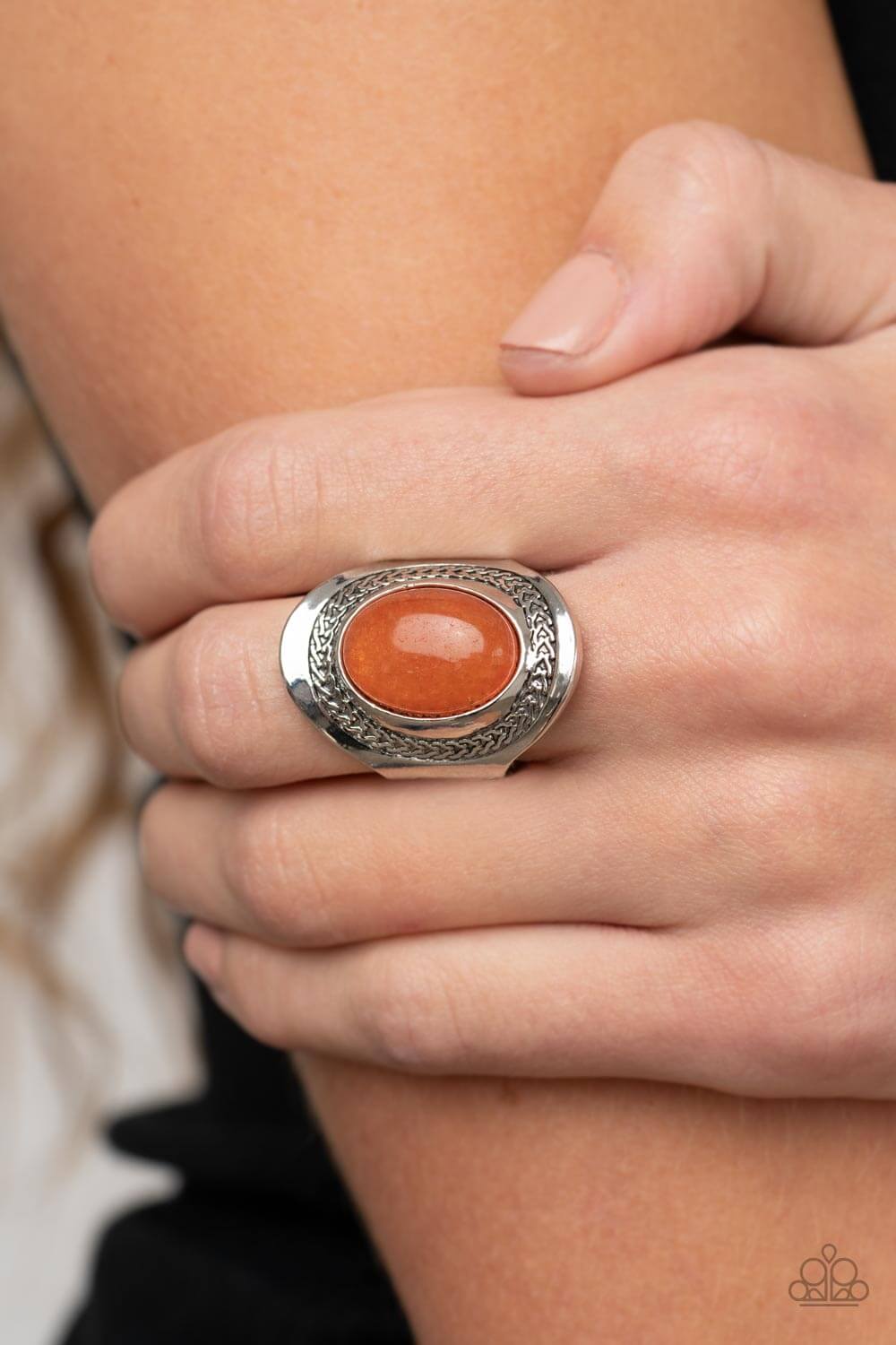 Paparazzi Accessories ❋Rockable Refinement - Orange Ring❋ Flat Rate Ship $4.50❋ - Image #2