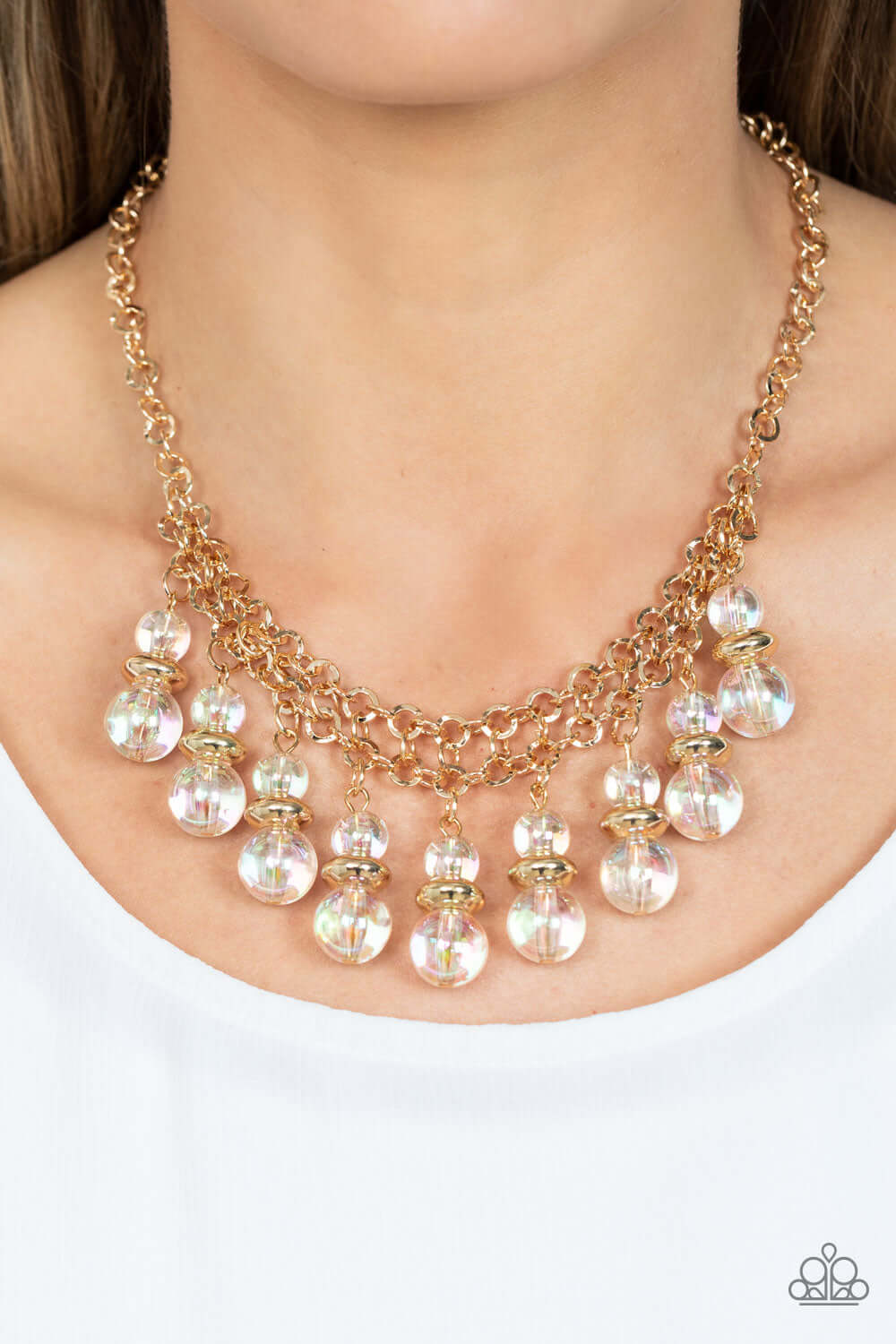 Paparazzi Accessories ❋Deep Space Diva - Gold Necklace❋ Flat Rate Ship $4.50❋ - Image #2