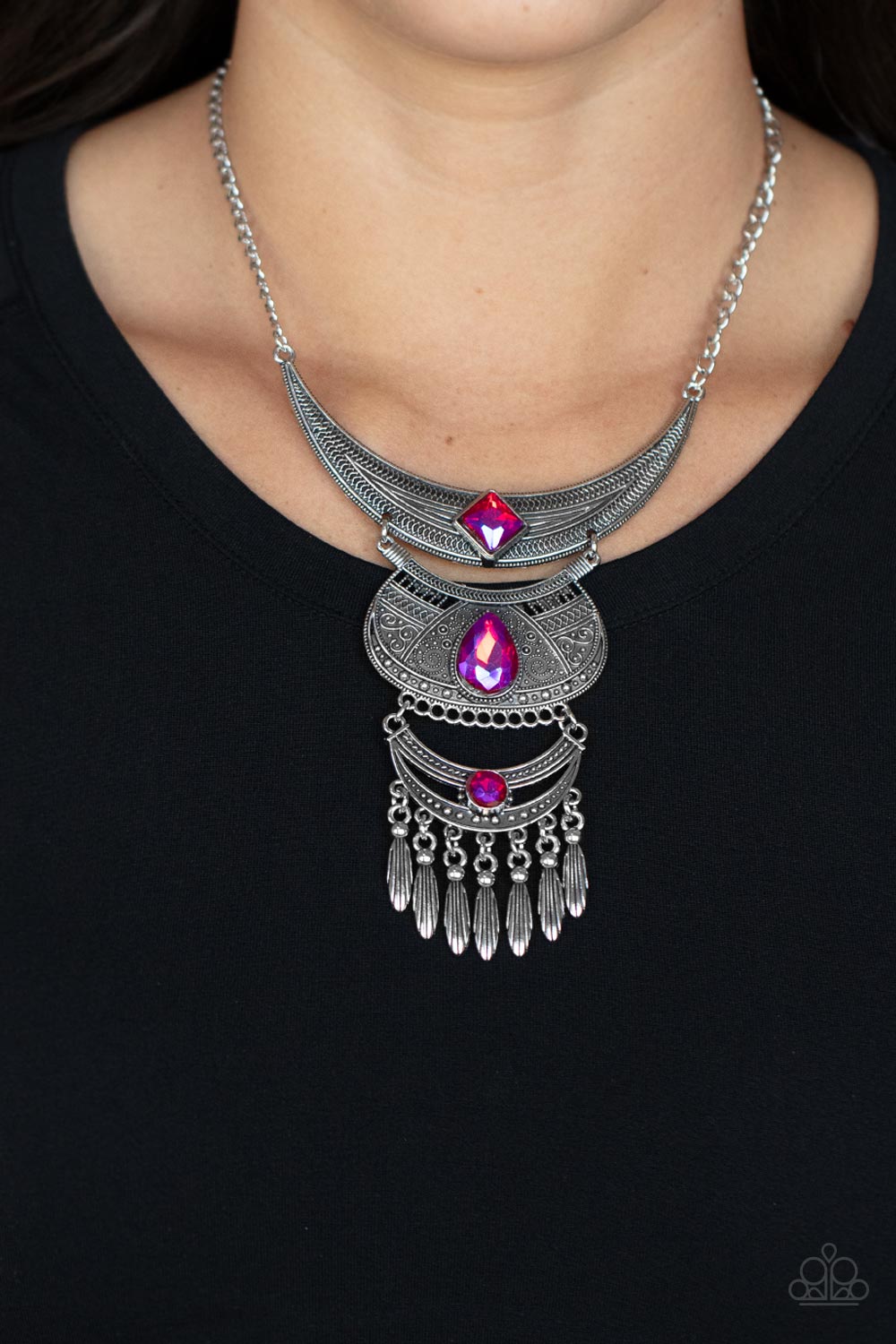 Paparazzi Accessories ❋Lunar Enchantment - Pink Necklace❋ Flat Rate Ship $4.50❋