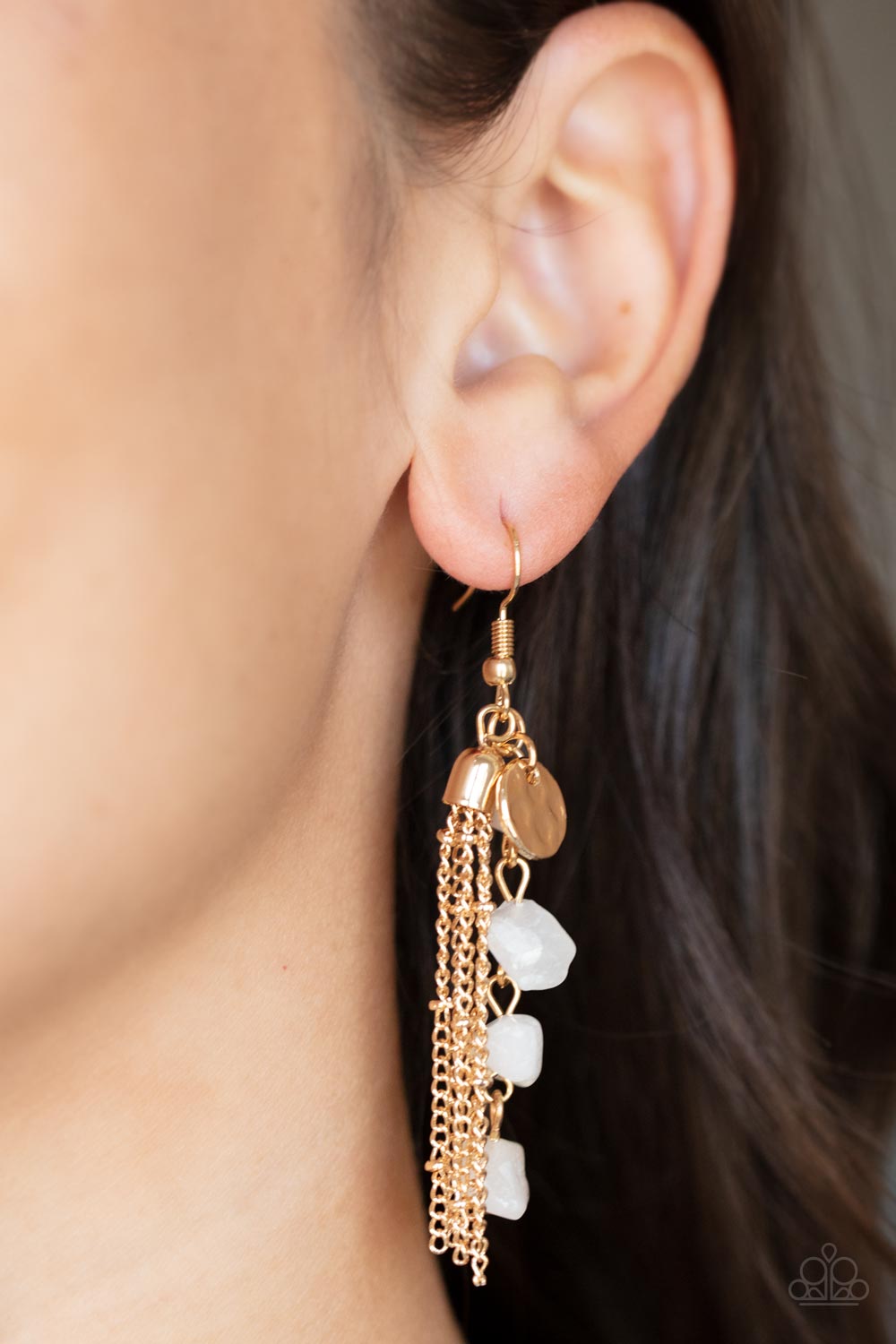 Paparazzi Accessories ❋Stone Sensation - Gold Earrings❋ Flat Rate Ship $4.50❋