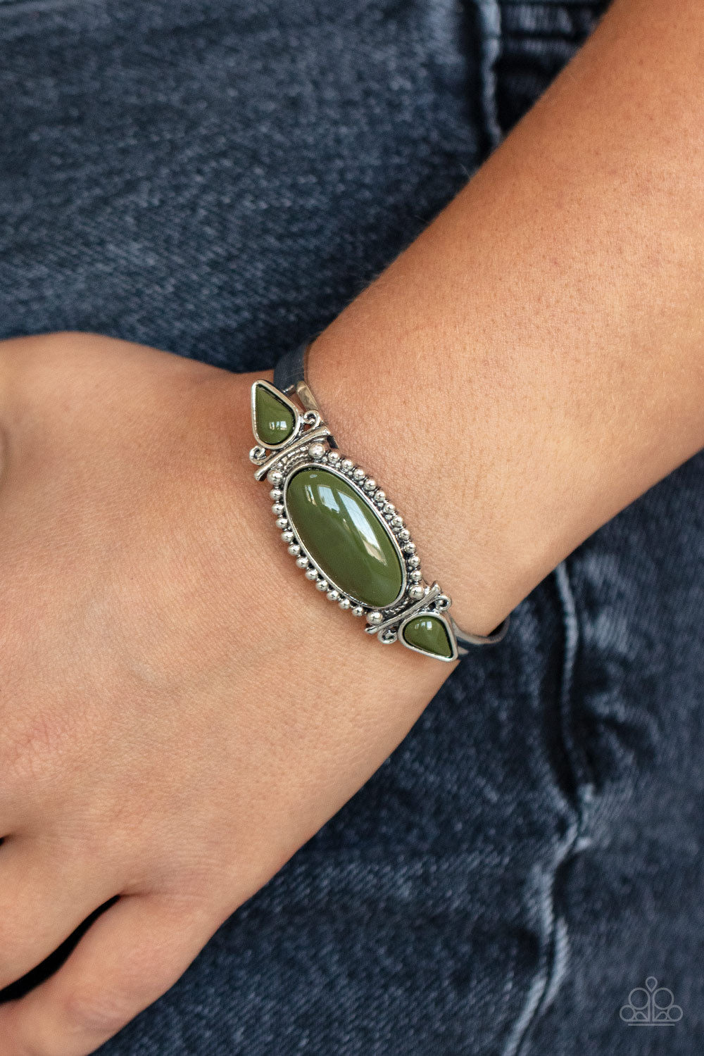 Paparazzi Accessories ❋Tribal Trinket - Green Bracelet❋ Flat Rate Ship $4.50❋