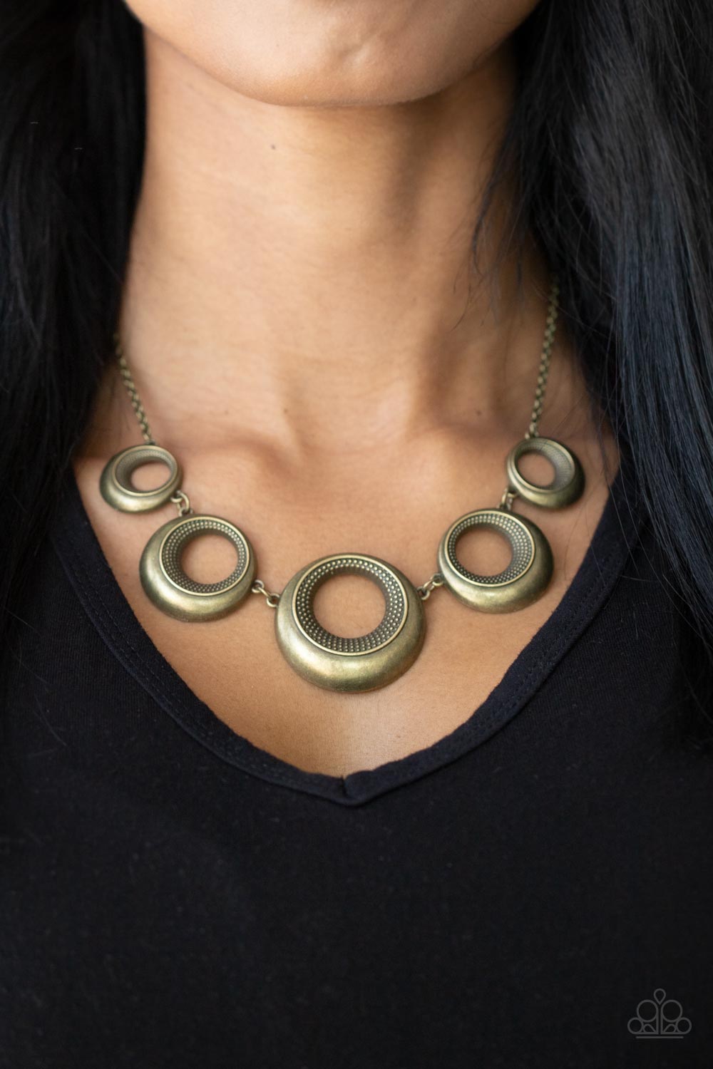 Paparazzi Accessories ❋Solar Cycle - Brass Necklace❋ Flat Rate Ship $4.50❋