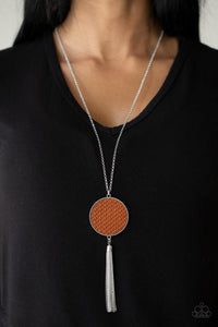 Paparazzi Accessories ❋Wondrously Woven - Brown Necklace❋ Flat Rate Ship $4.50❋