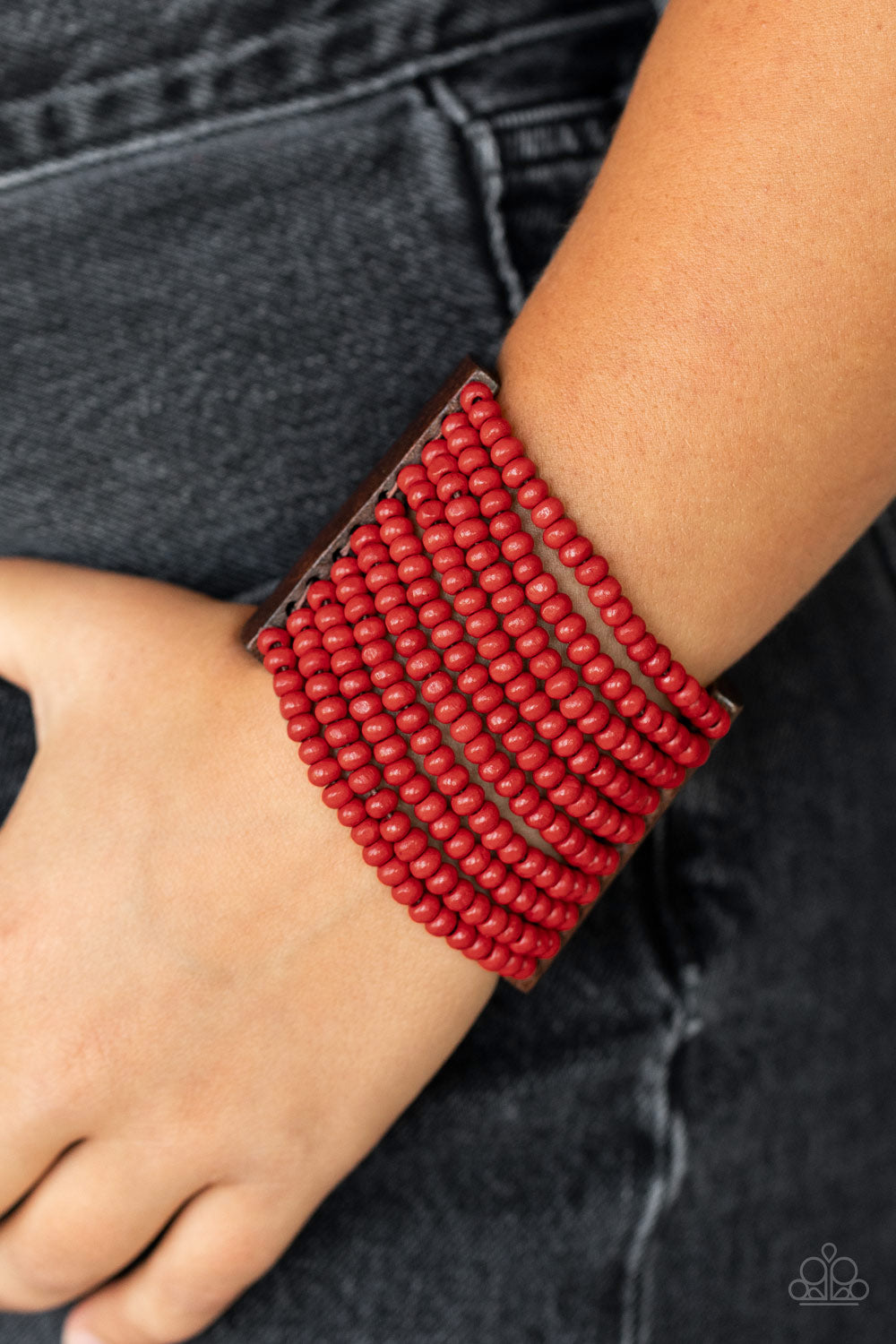 Paparazzi Accessories ❋Waikiki Wonderland - Red Bracelet❋ Flat Rate Ship $4.50❋