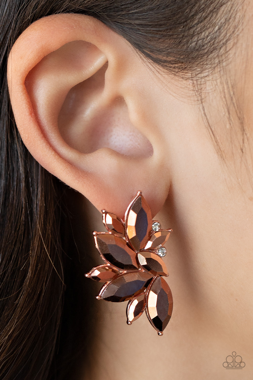 Paparazzi Accessories ❋Instant Iridescence - Copper Post Earrings❋ Flat Rate Ship $4.50❋