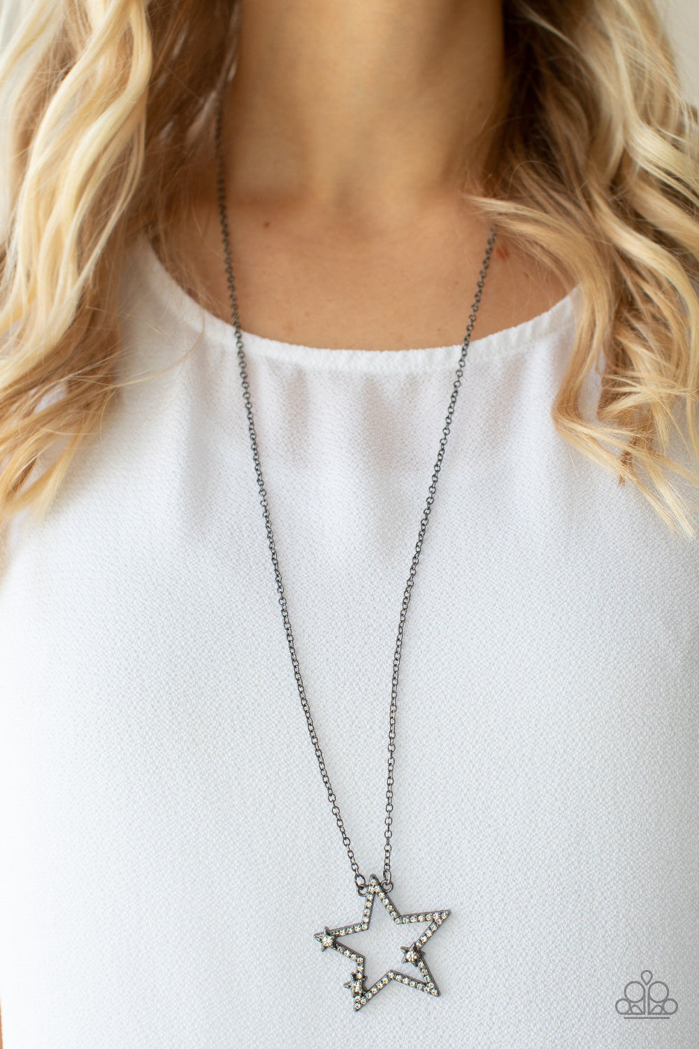 Paparazzi Accessories ❋I Pledge Allegiance to the Sparkle - Black Necklace❋ Flat Rate Ship $4.50❋