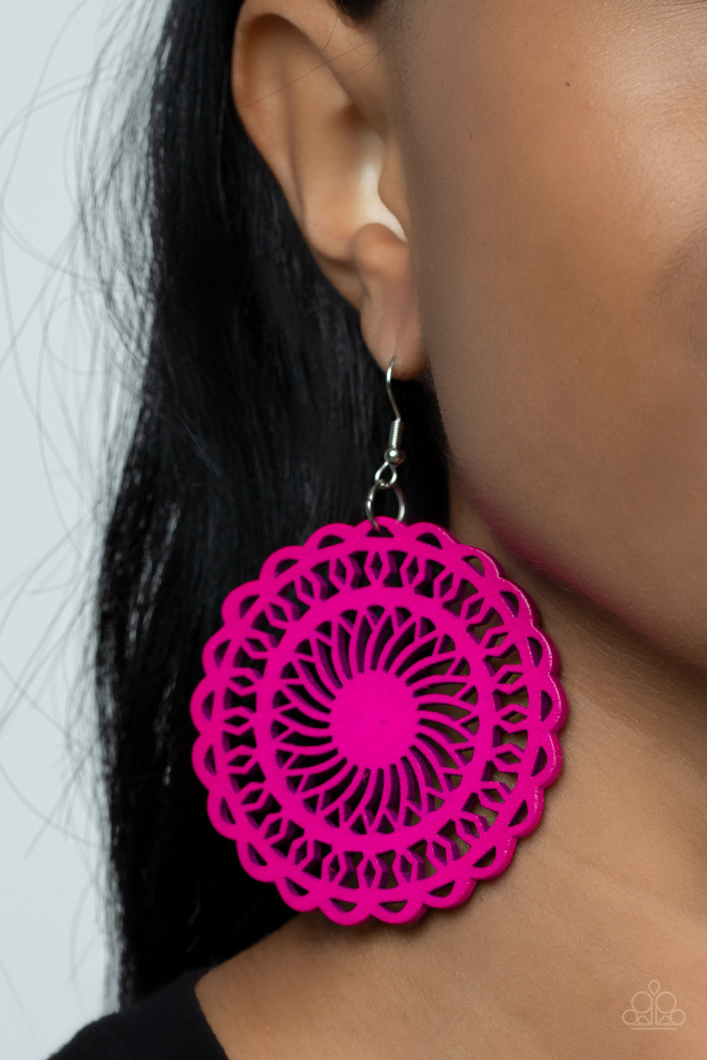 Paparazzi Accessories ❋Island Sun - Pink Earrings❋ Flat Rate Ship $4.50❋