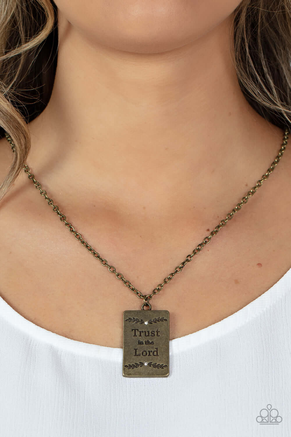 Paparazzi Accessories ❋All About Trust - Brass Necklace❋ Flat Rate Ship $4.50❋ - Image #2