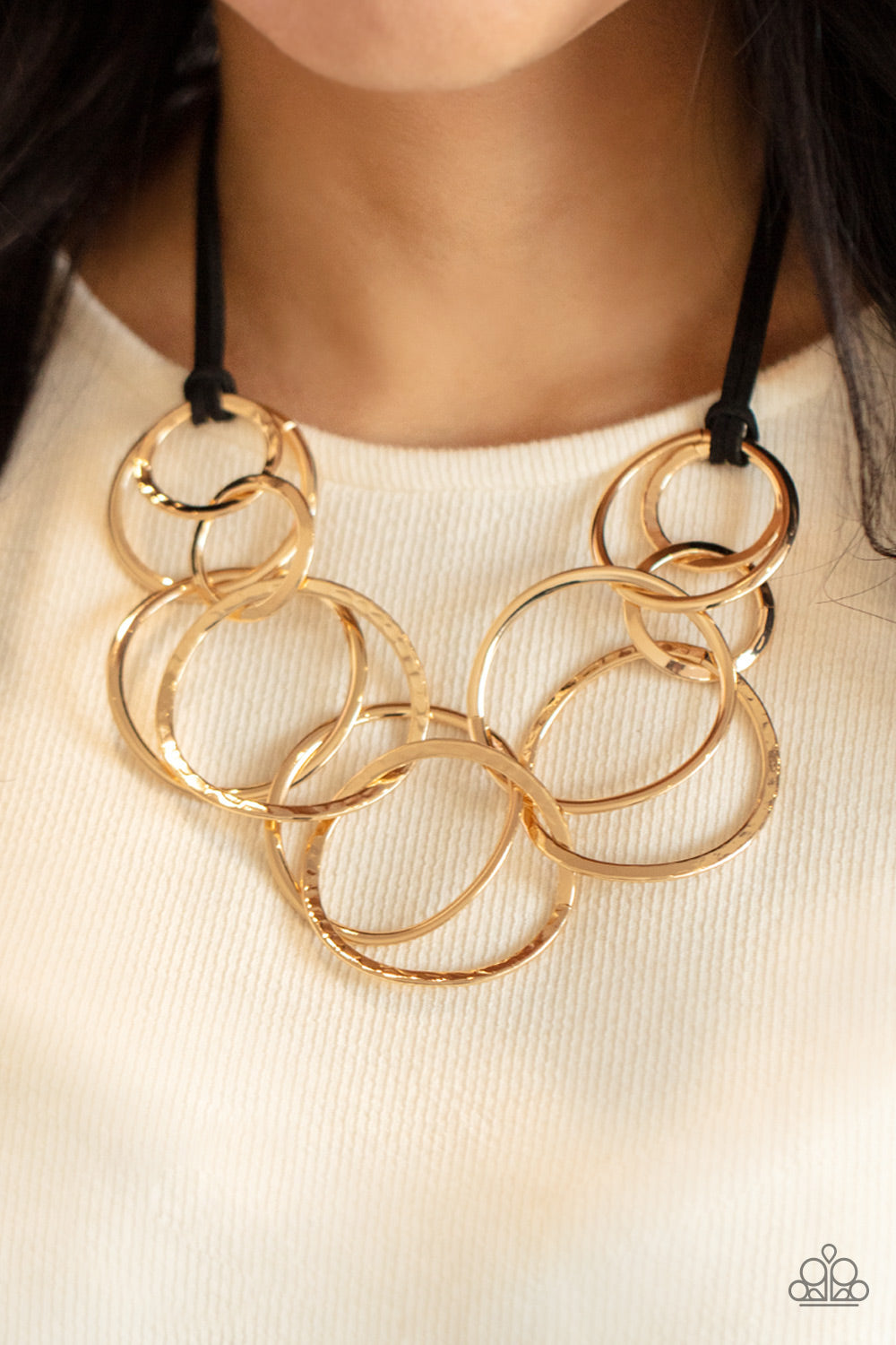 Paparazzi Accessories ❋Spiraling Out of COUTURE - Gold Necklace❋ Flat Rate Ship $4.50❋