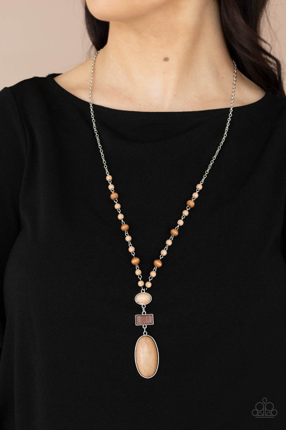 Paparazzi Accessories ❋Naturally Essential - Brown Necklace❋ Flat Rate Ship $4.50❋ - Image #2