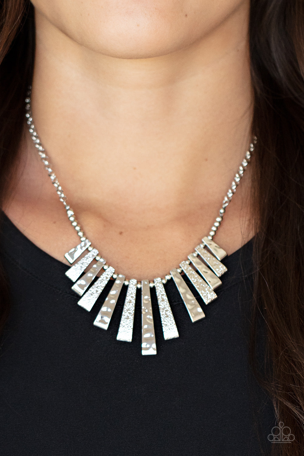 Paparazzi Accessories ❋The MANE Course - Silver Necklace❋ Flat Rate Ship $4.50❋