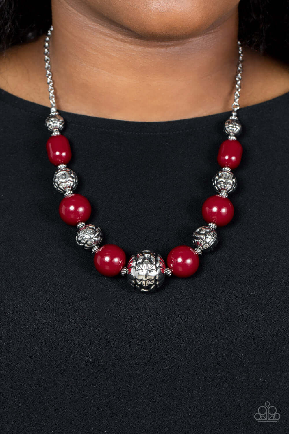 Paparazzi Accessories ❋Girl Meets Garden - Red Necklace❋ Flat Rate Ship $4.50❋ - Image #2