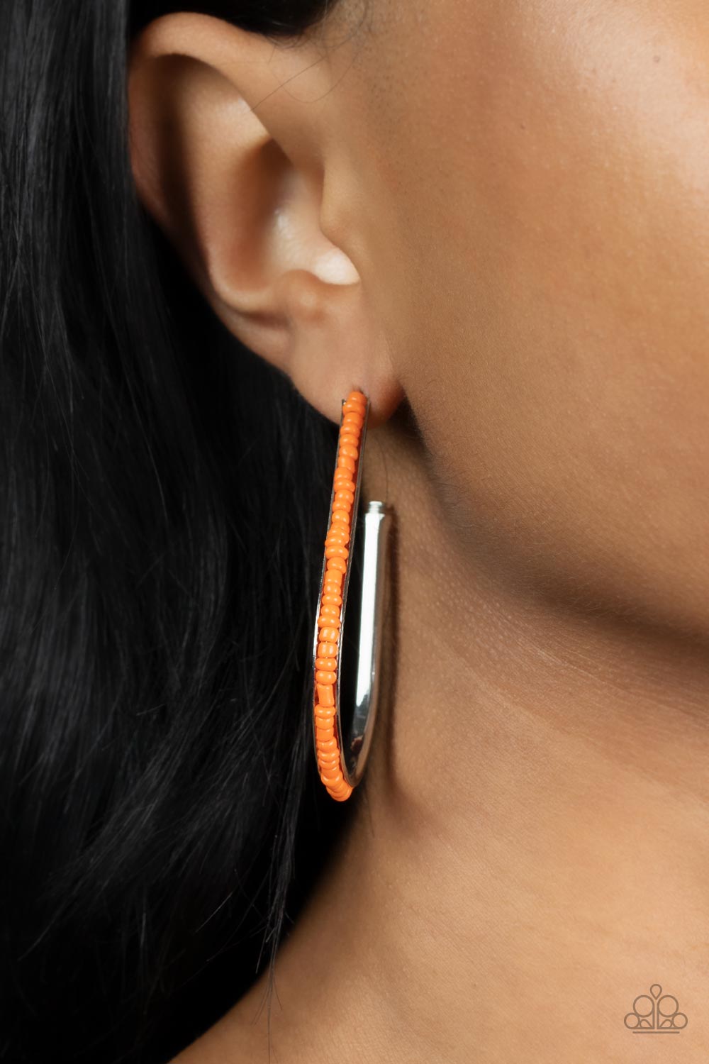 Paparazzi Accessories ❋Beaded Bauble - Orange Earrings❋ Flat Rate Ship $4.50❋
