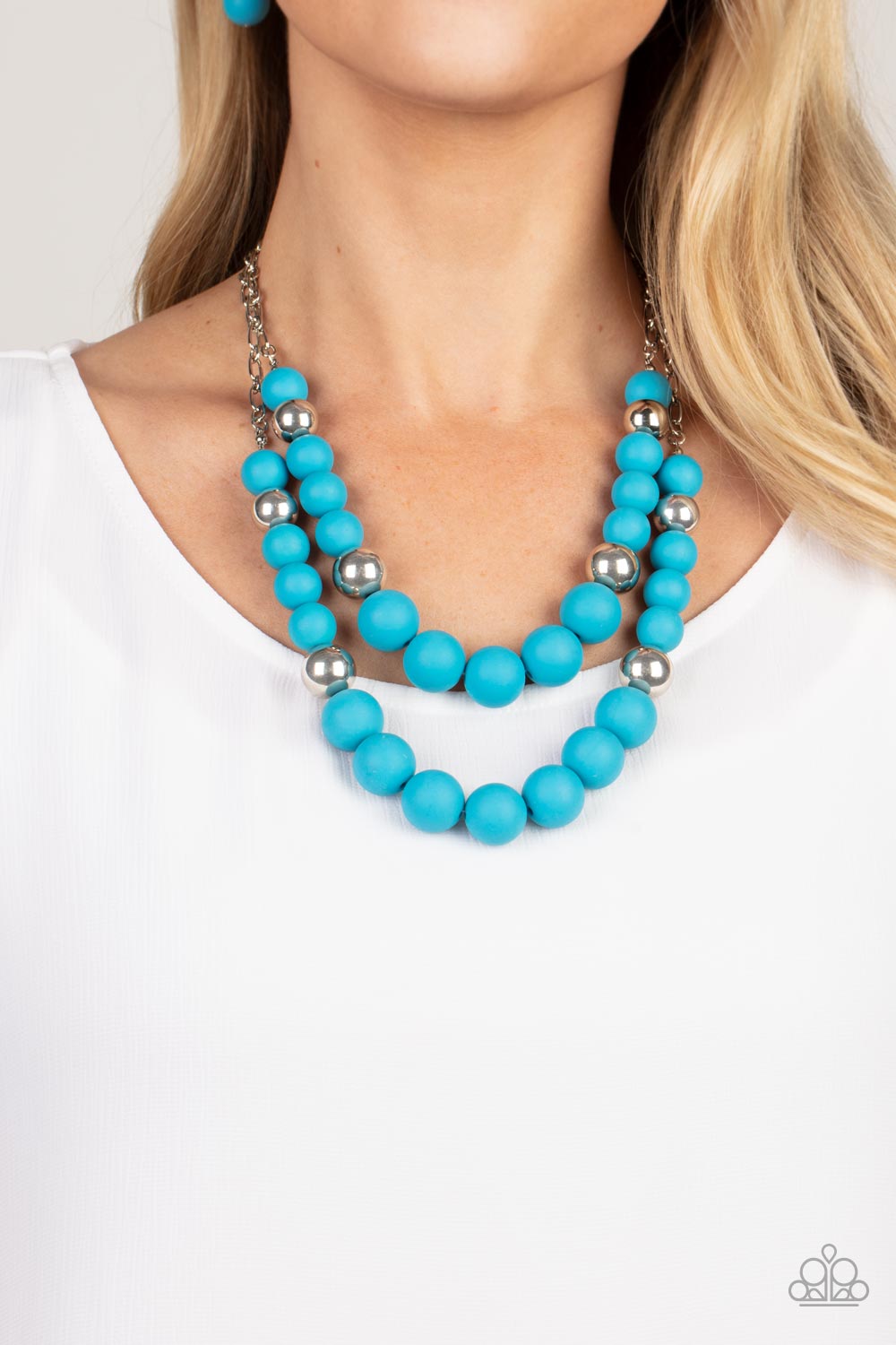 Paparazzi Accessories ❋Vivid Vanity - Blue Necklace❋ Flat Rate Ship $4.50❋
