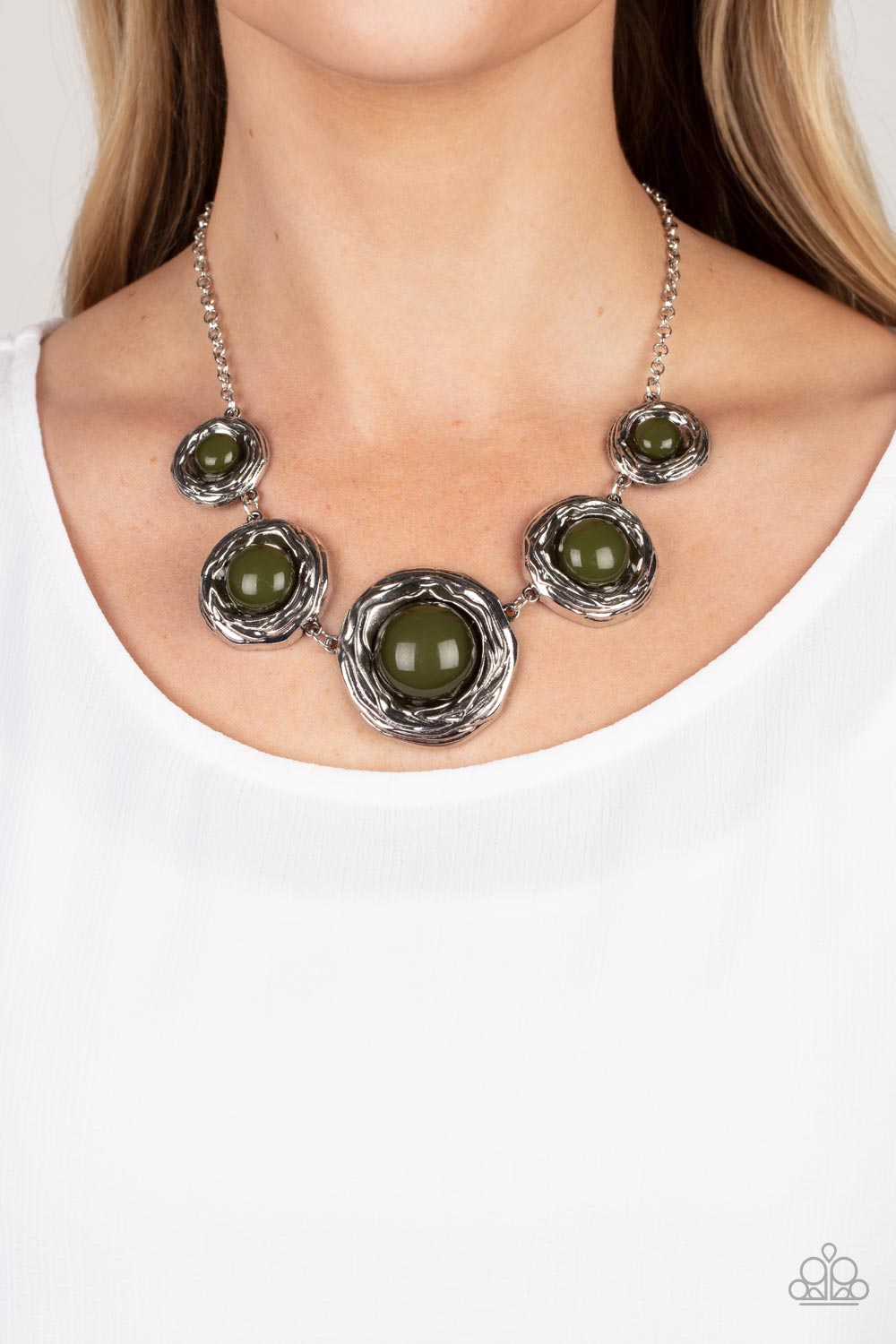 Paparazzi Accessories ❋The Next NEST Thing - Green Necklace❋ Flat Rate Ship $4.50❋