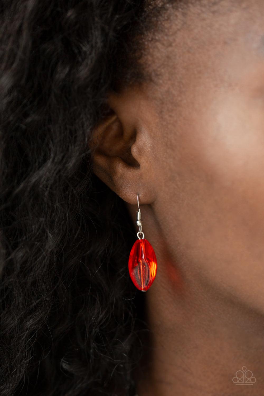 Paparazzi Accessories ✽ Spring Daydream - Red Necklace✽Flat Rate Ship $4.50✽ - Image #3