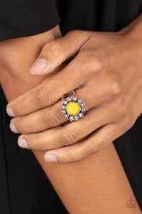 Paparazzi Accessories ❋Wonderfully Wallflower - Yellow Ring❋ Flat Rate Ship $4.50❋