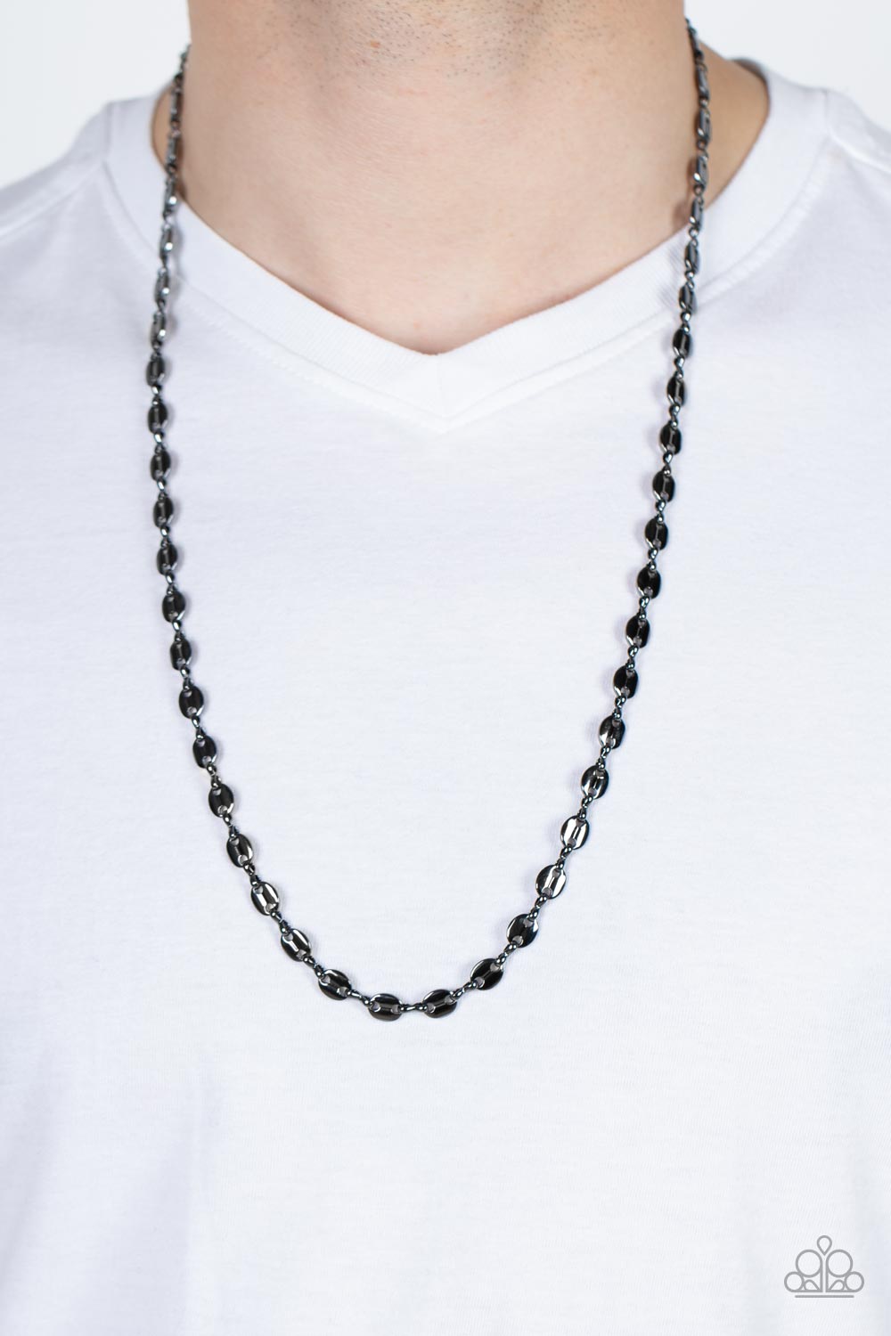Paparazzi Accessories ❋Come Out Swinging - Black Mens Necklace❋ Flat Rate Ship $4.50❋