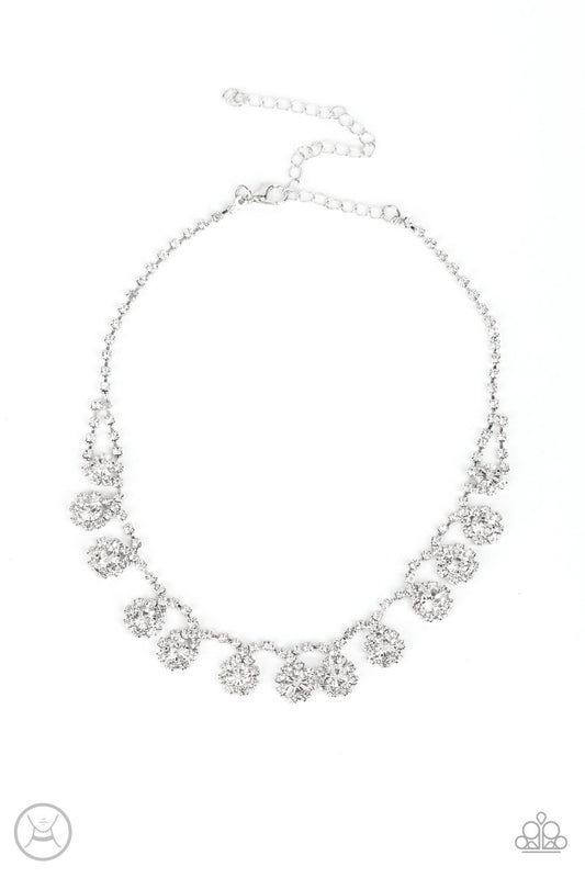 Paparazzi Accessories ❋Princess Prominence White Necklace❋ Flat Rate Ship $4.50❋