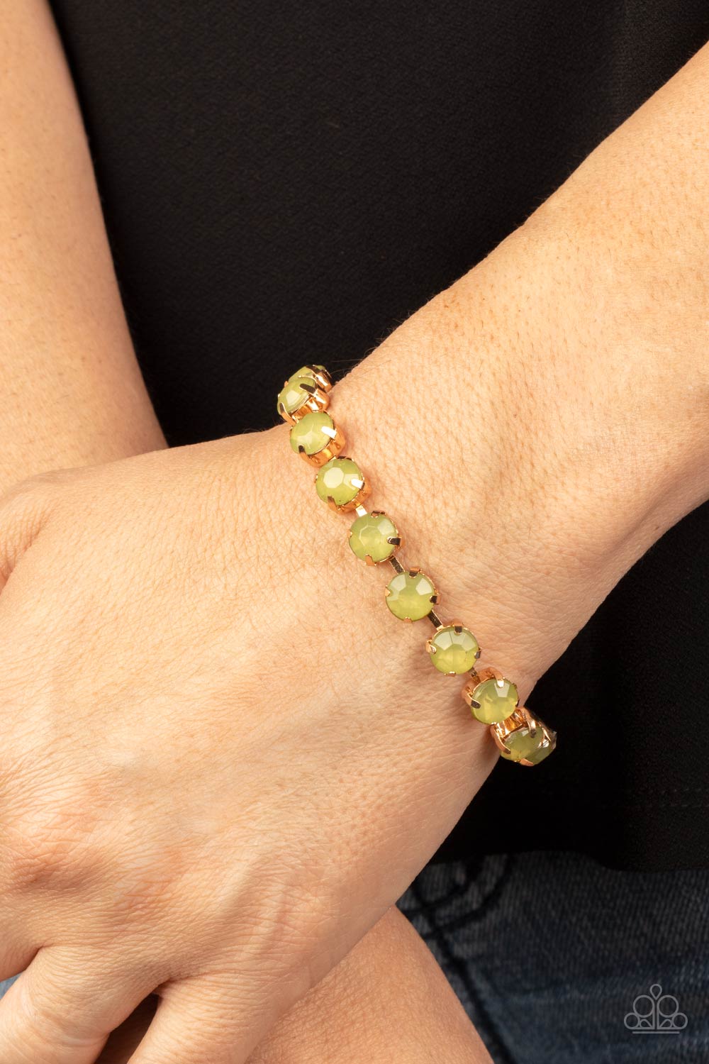Paparazzi Accessories ❋Dreamy Debutante - Green Bracelet❋ Flat Rate Ship $4.50❋