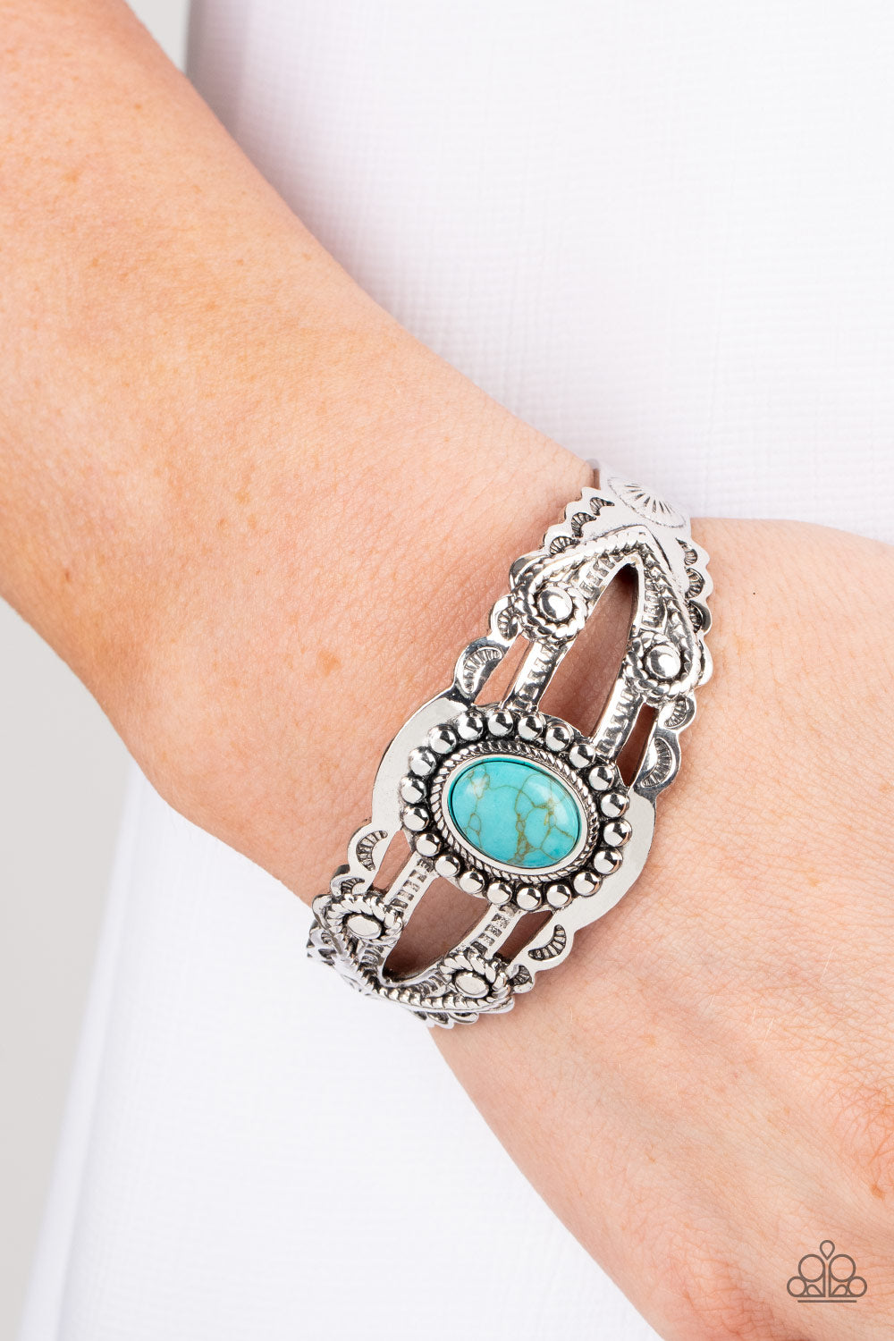 Paparazzi Accessories ❋Sonoran Soul Searcher - Blue Bracelet❋ Flat Rate Ship $4.50❋