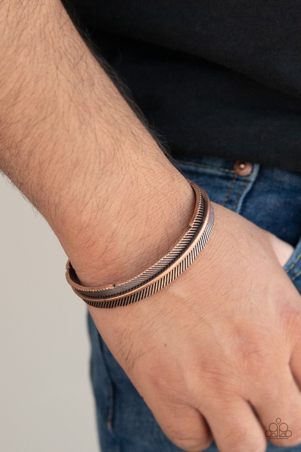 Paparazzi Accessories ❋QUILL-Call - Copper Mens Bracelet❋ Flat Rate Ship $4.50❋