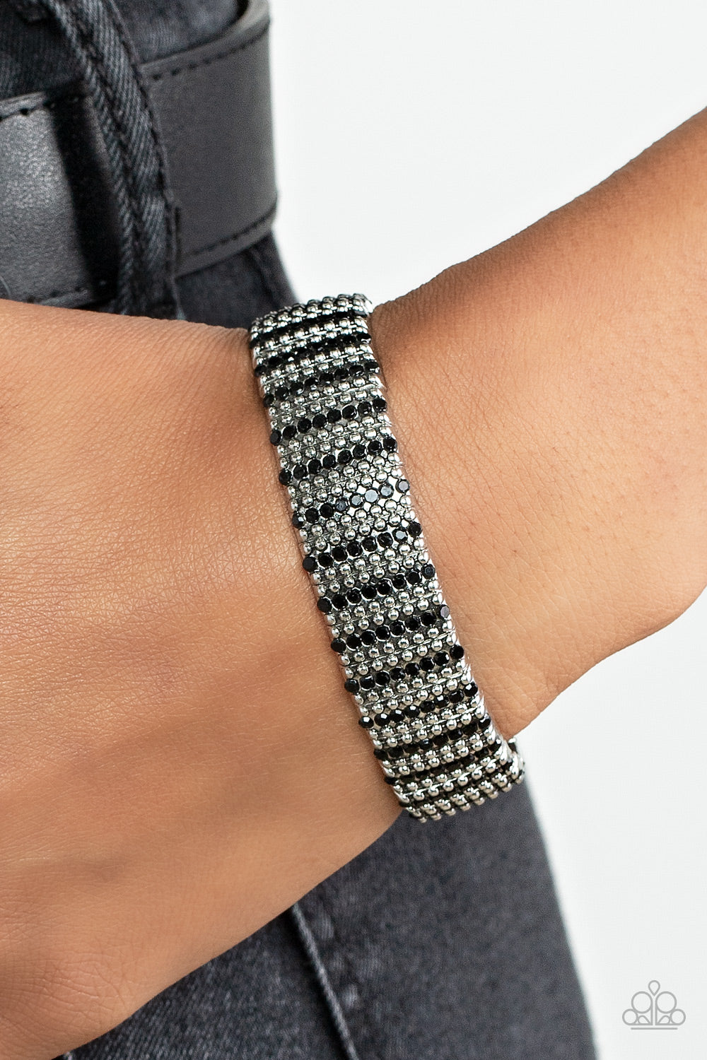 Paparazzi Accessories ❋The GRIT Factor - Black Bracelet❋ Flat Rate Ship $4.50❋