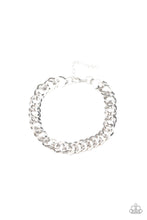 Load image into Gallery viewer, brought✽to✽you✽by✽blingflingbykat✽on-the-ropes-silver-mens bracelet✽paparazzi-accessories

