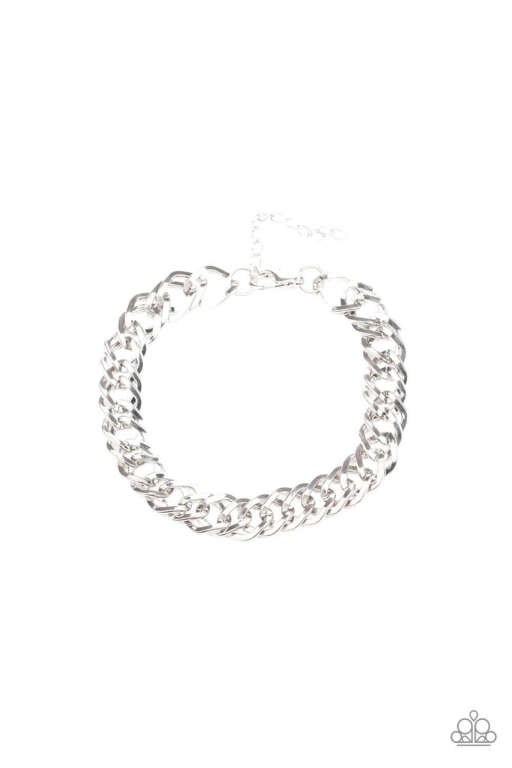 brought✽to✽you✽by✽blingflingbykat✽on-the-ropes-silver-mens bracelet✽paparazzi-accessories
