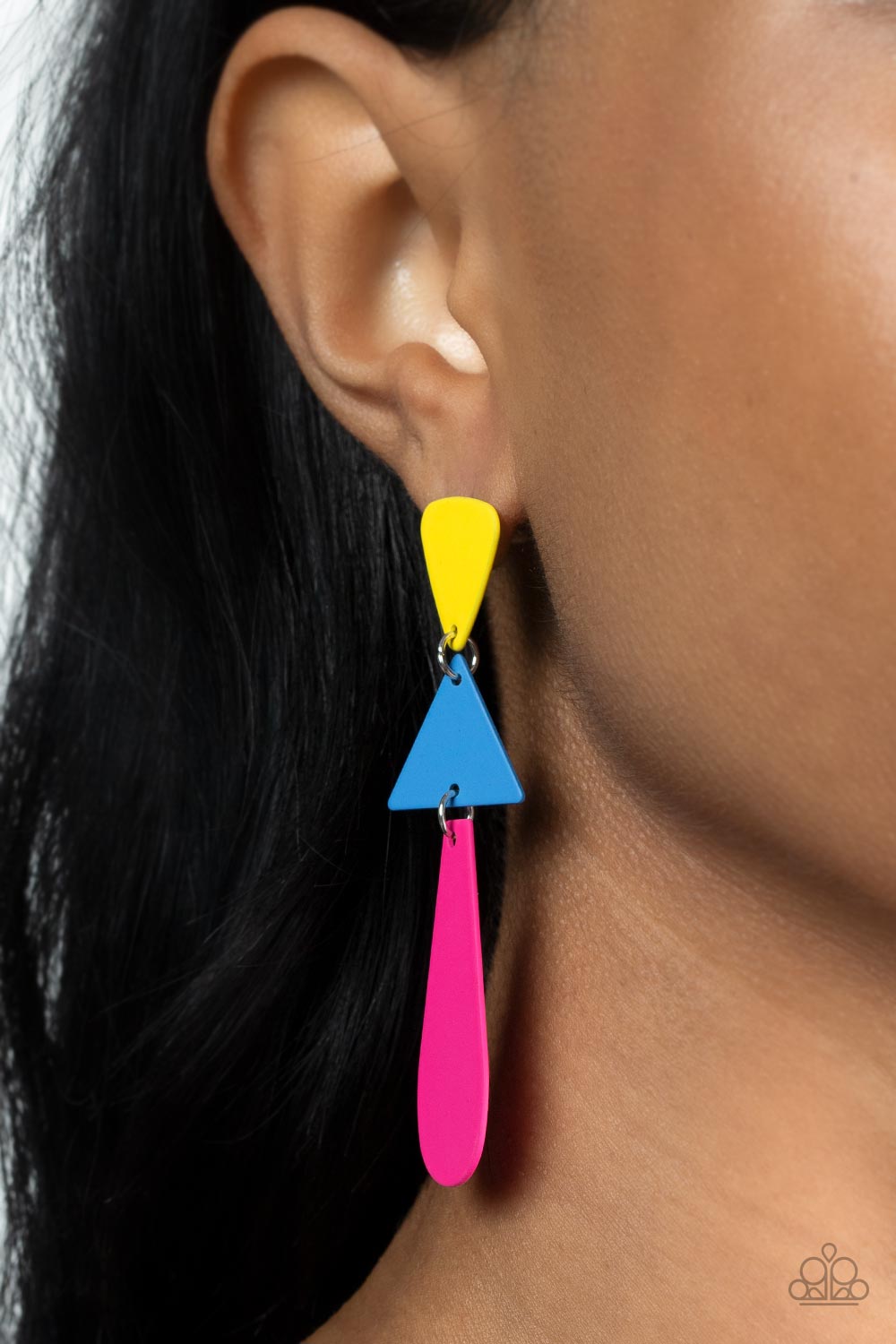 Paparazzi Accessories ❋Retro Redux - Multi Post Earrings❋ Flat Rate Ship $4.50❋