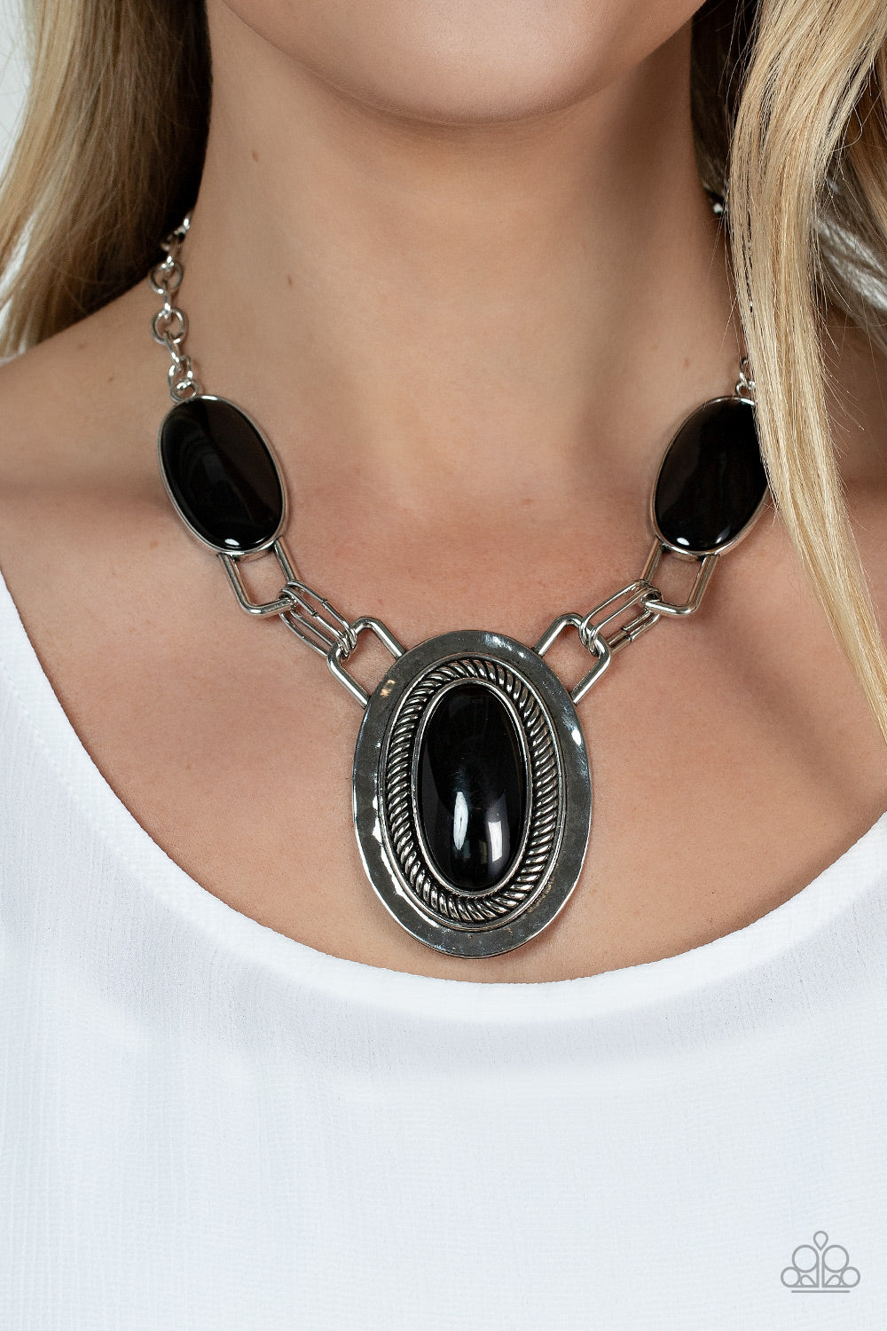 Paparazzi Accessories ❋Count to TENACIOUS - Black Necklace❋ Flat Rate Ship $4.50❋