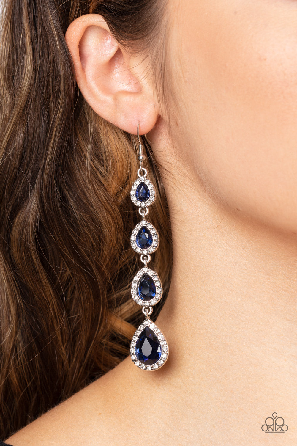 Paparazzi Accessories ❋Confidently Classy - Blue Earrings❋ Flat Rate Ship $4.50❋