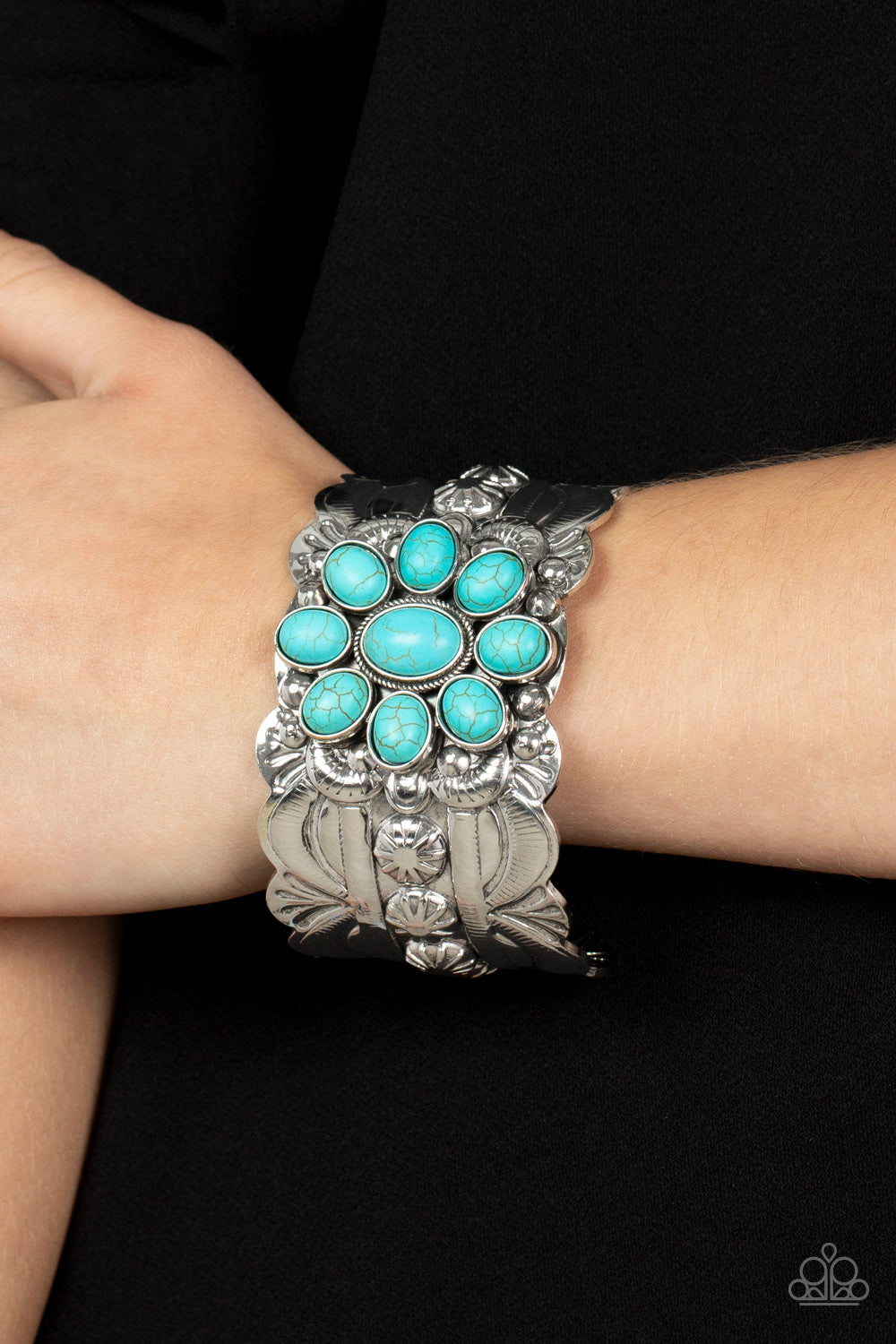 Paparazzi Accessories ❋Southern Eden - Blue Bracelet❋ Flat Rate Ship $4.50❋