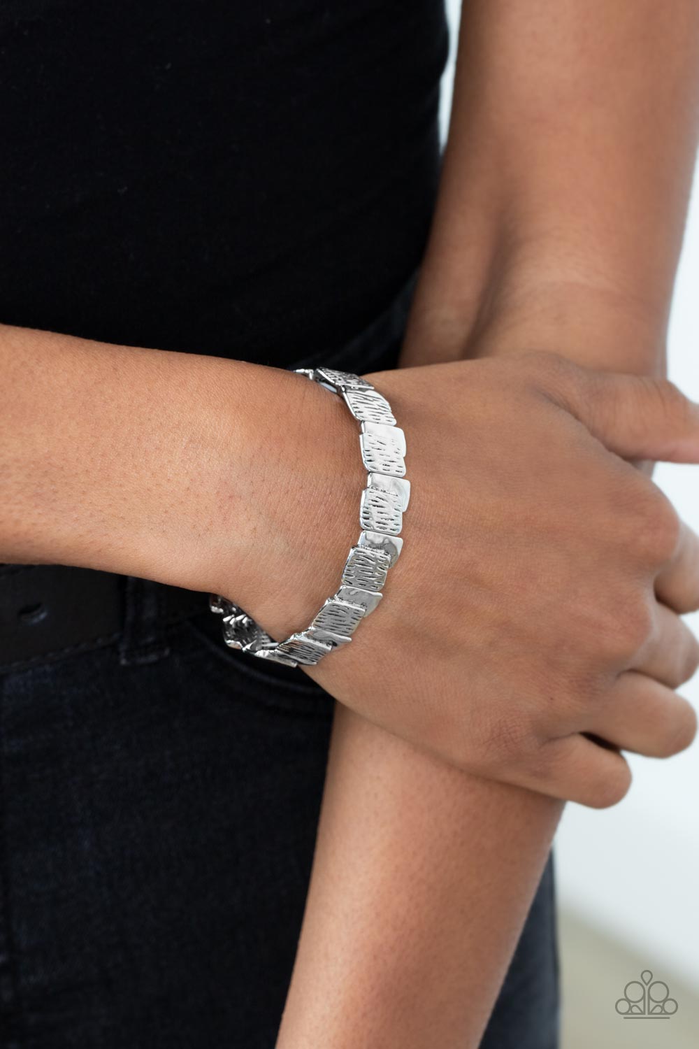 Paparazzi Accessories ❋Urban Stackyard - Silver Bracelet❋ Flat Rate Ship $4.50❋