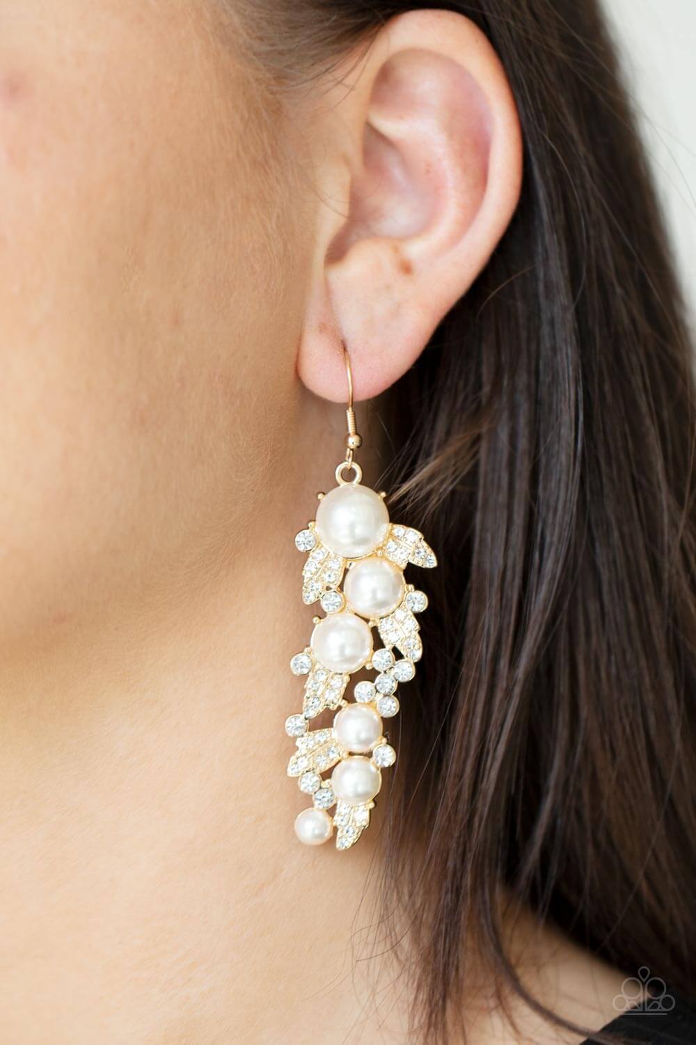Paparazzi Accessories ❋The Party Has Arrived - Gold Earrings❋ Flat Rate Ship $4.50❋ - Image #2