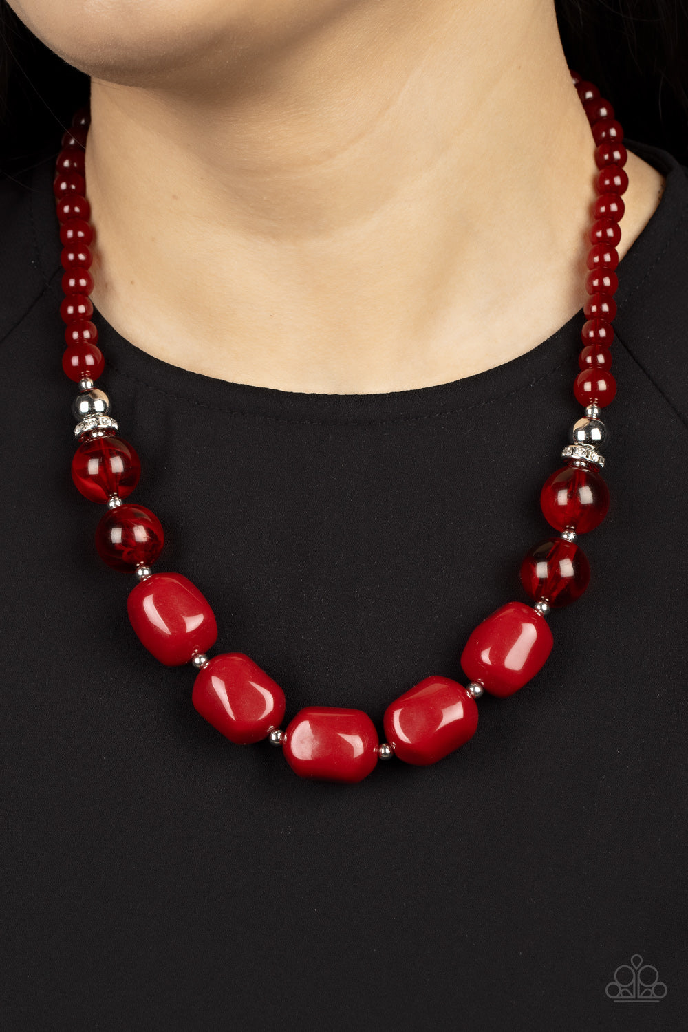 Paparazzi Accessories ❋Ten Out of TENACIOUS - Red Necklace❋ Flat Rate Ship $4.50❋