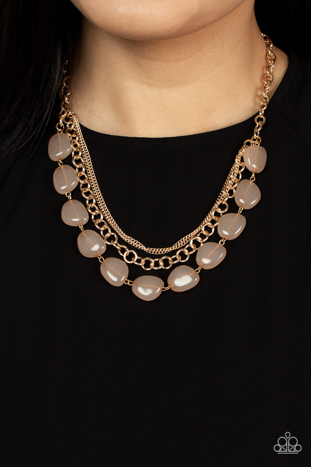 Paparazzi Accessories ❋Pumped Up Posh - Gold Necklace❋ Flat Rate Ship $4.50❋