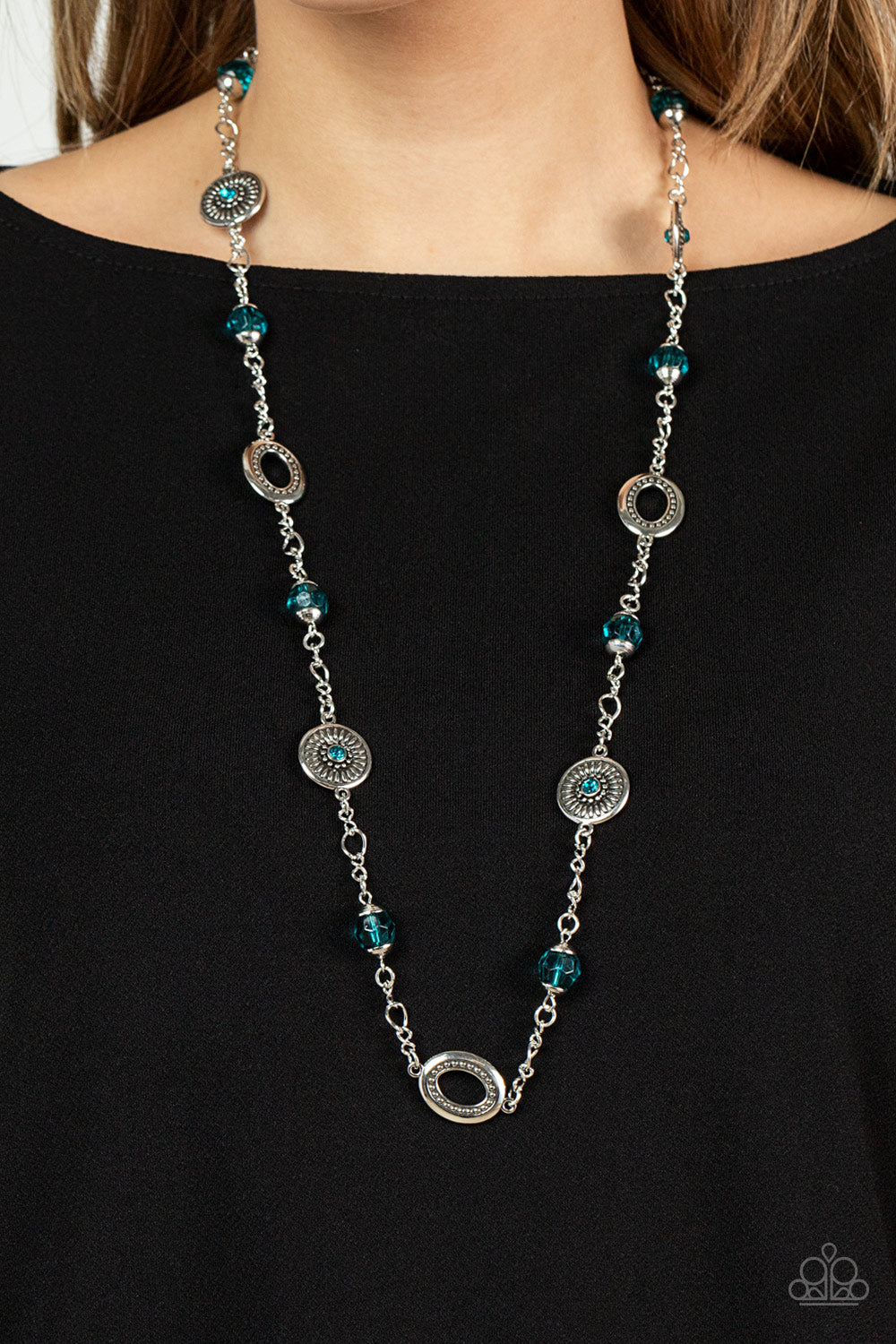 Paparazzi Accessories ❋Glammed Up Goals - Blue Necklace❋ Flat Rate Ship $4.50❋