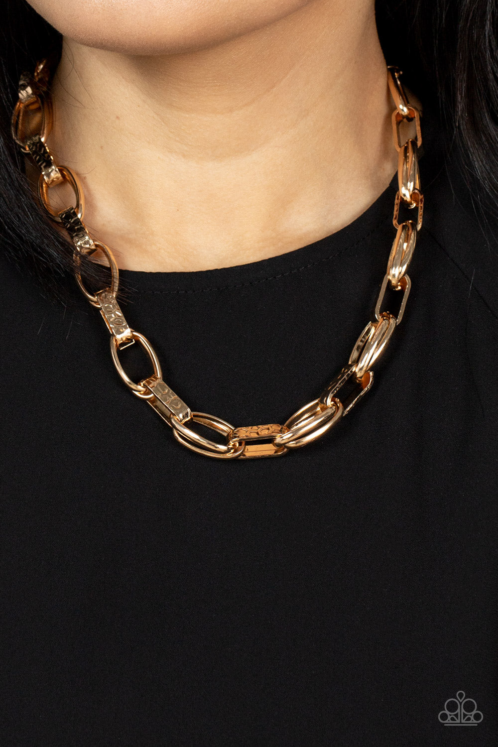 Paparazzi Accessories ❋Motley In Motion - Gold Necklace❋ Flat Rate Ship $4.50❋