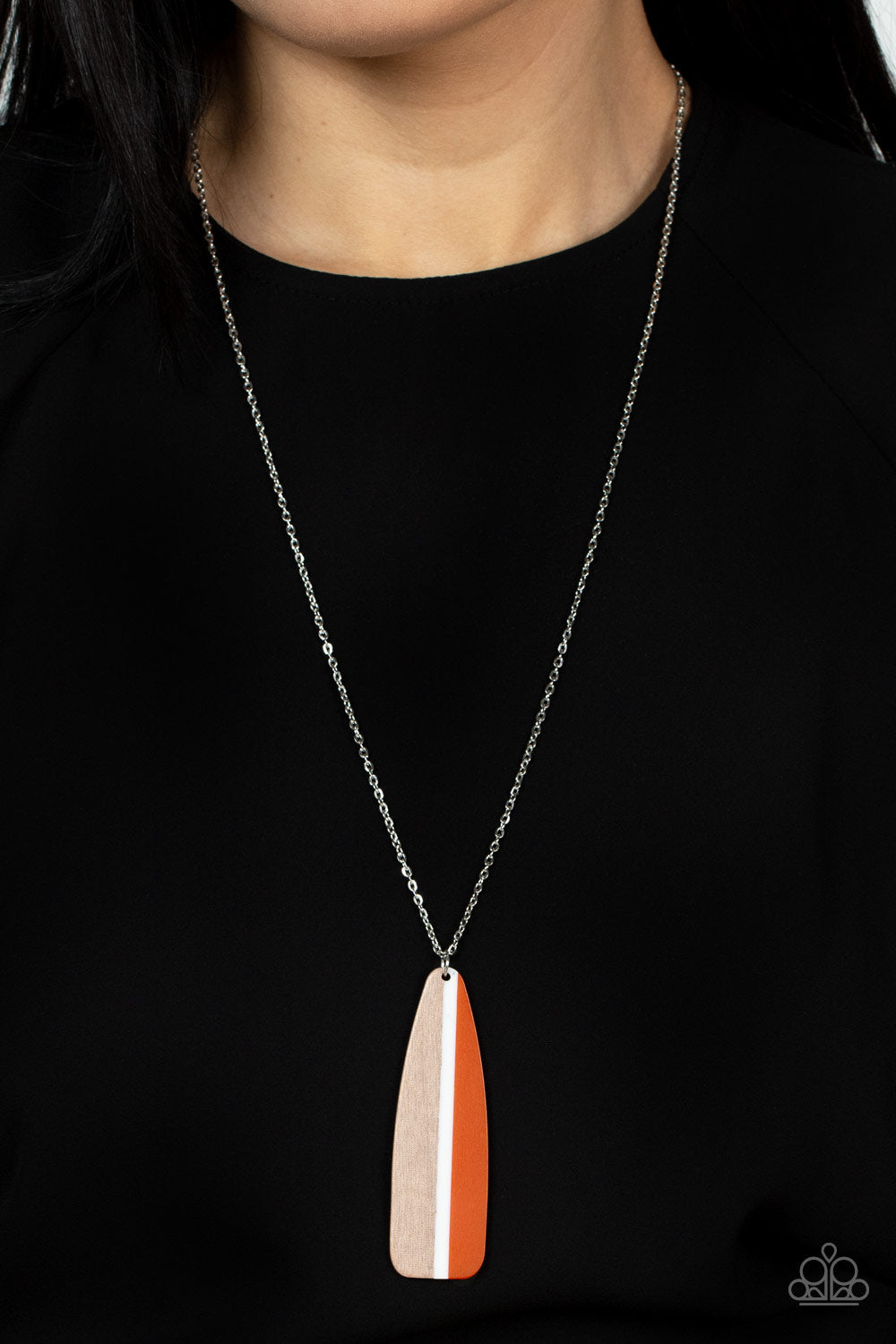 Paparazzi Accessories ❋Grab a Paddle - Orange Necklace❋ Flat Rate Ship $4.50❋