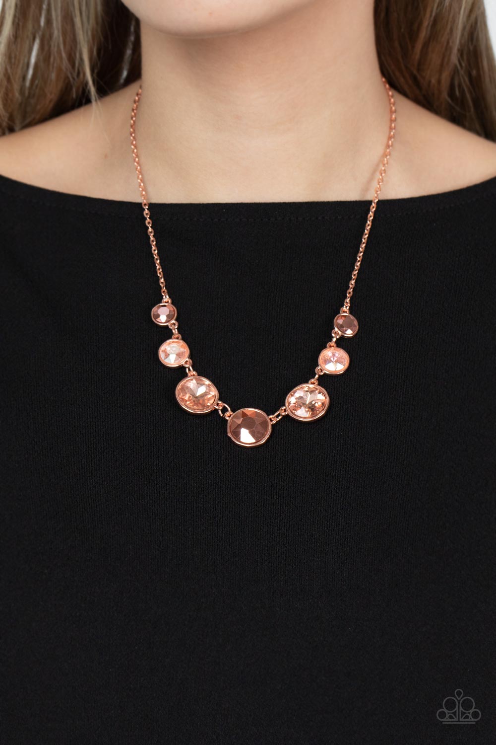 Paparazzi Accessories ❋Pampered Powerhouse - Copper Necklace❋ Flat Rate Ship $4.50❋